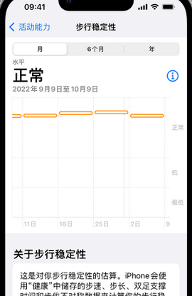 平阳iPhone手机维修如何在iPhone开启'步行稳定性通知'