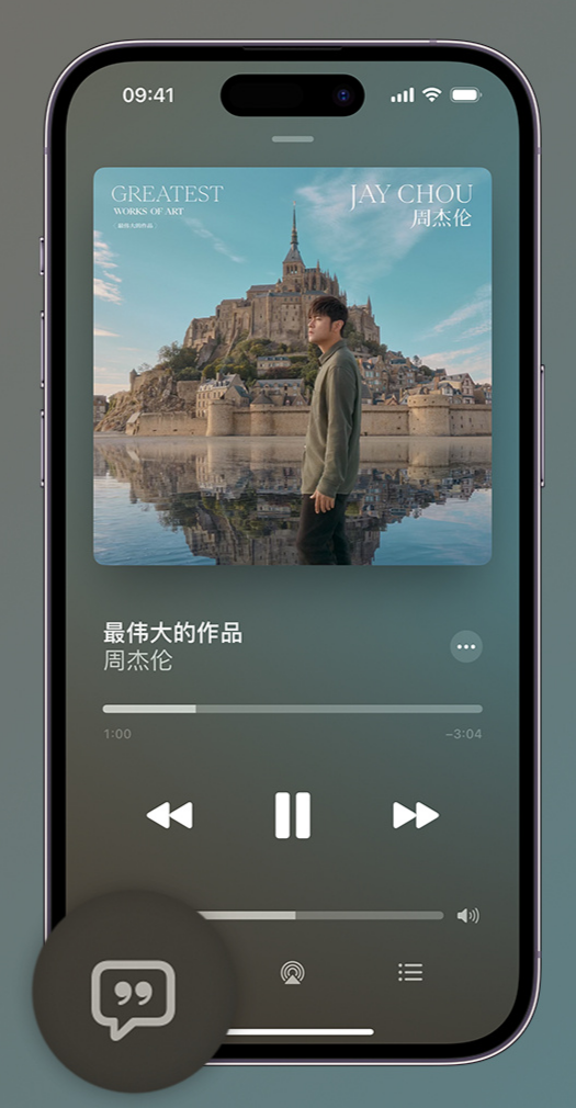 平阳iphone维修分享如何在iPhone上使用Apple Music全新唱歌功能 