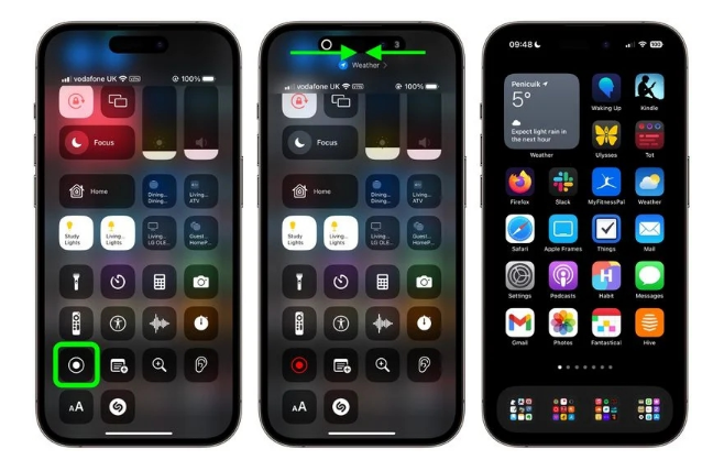 平阳苹果手机维修分享iPhone14录屏如何隐藏灵动岛和红色指示器 