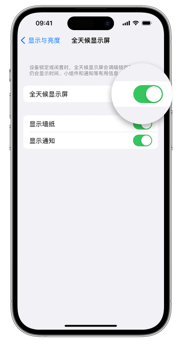 平阳苹果14维修店分享如何自定义 iPhone 14 Pro 常亮显示屏 