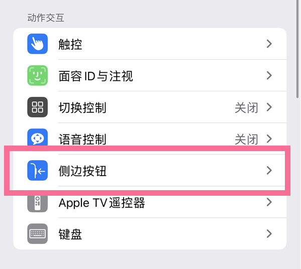 平阳苹果14维修店分享iPhone14 Plus侧键双击下载功能关闭方法 